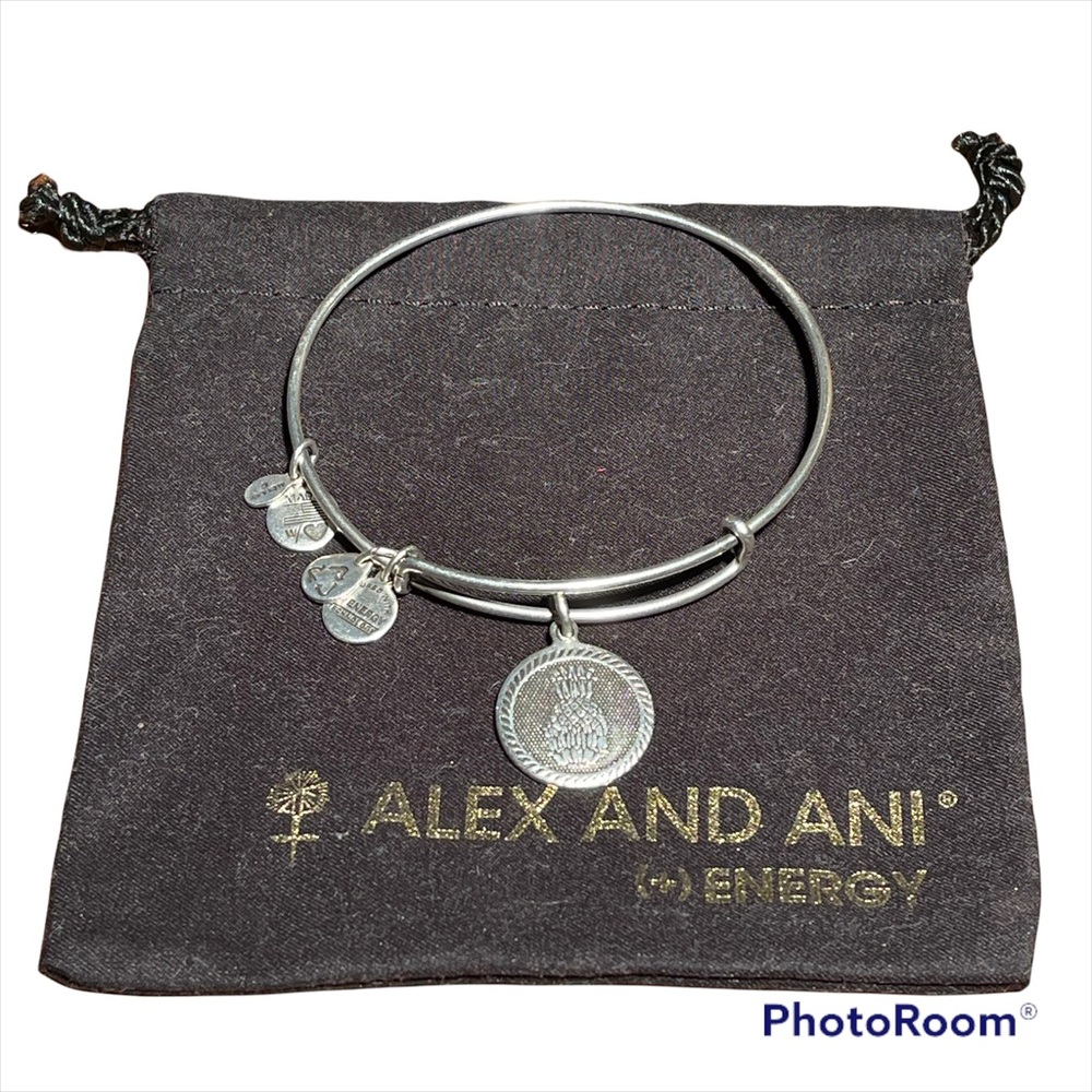 Alex and Ani Pineapple Adjustable Wire Bracelet